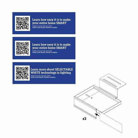 RETAIL FIRST Assorted Lighting Sign Kit - Winter 2022 Signage Kit Metal/Styrene 1000-000097